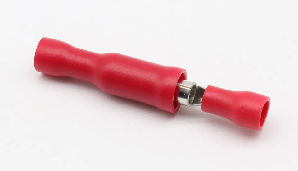Hot 50 X Red Male Female Bullet Connector Crimp Terminals Wiring