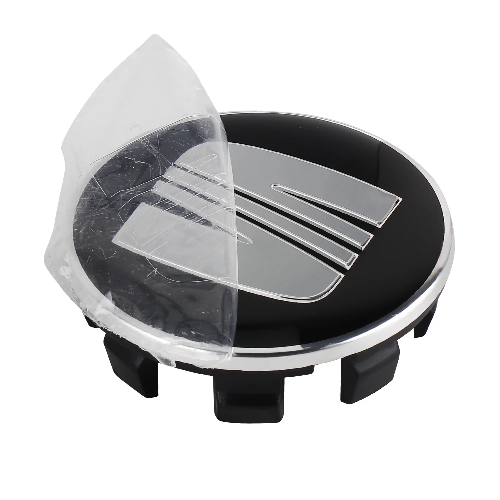4Pcs 55/63MM Wheel Center Hub Caps Rims Cover Badge Car Accessories For Seat Cupra Ateca Ibiza 6f Leon Mk2 FR E-Racer Formentor