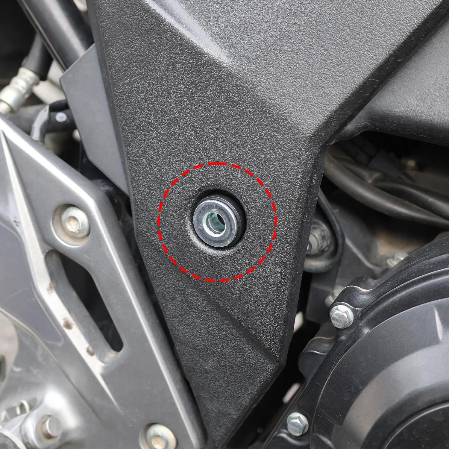 M6/M10 Motorcycle Rubber Grommet Kit Fairing Bolt Cushion Washer Steel Bushing Spacer for Honda Suzuki ATV Motorbike Accessories