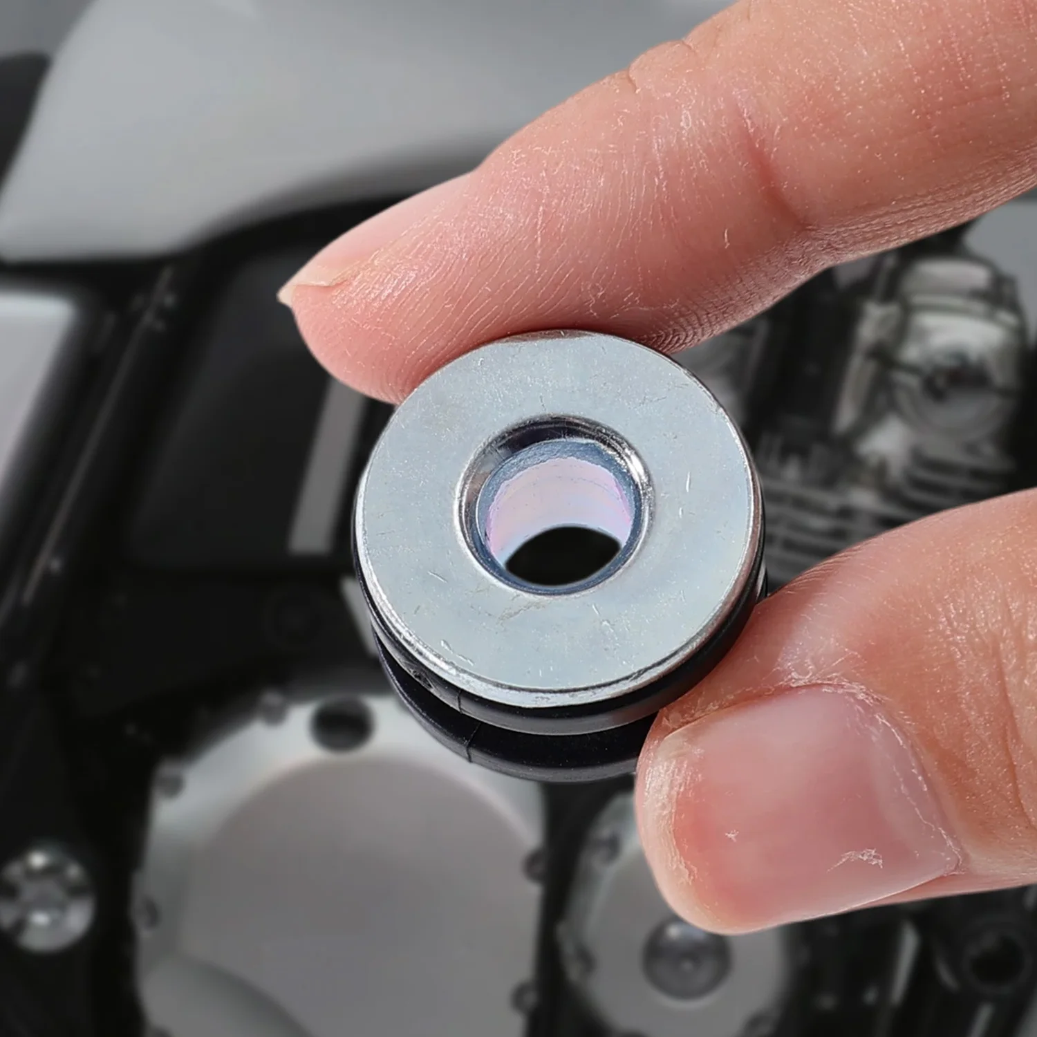 M6/M10 Motorcycle Rubber Grommet Kit Fairing Bolt Cushion Washer Steel Bushing Spacer for Honda Suzuki ATV Motorbike Accessories
