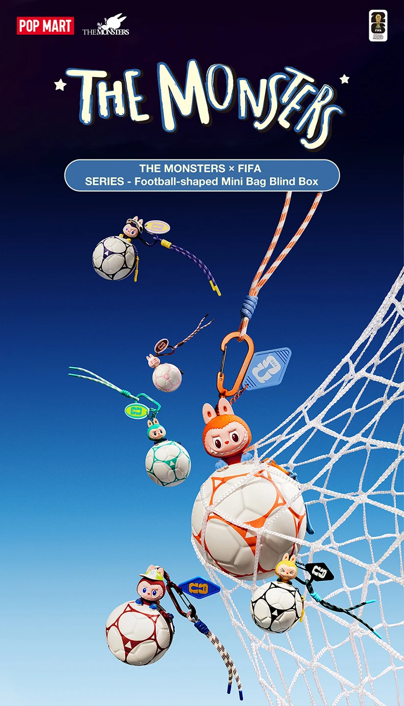 【EU】POP MART THE MONSTERS × FIFA SERIES - Football-shaped Mini Bag Blind Box
