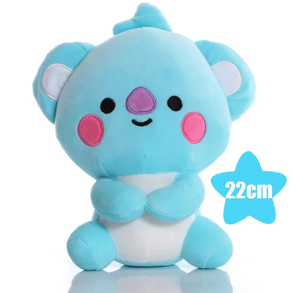 BT21-Chimmy Cooky Koya Shooky Tata Anime Peripheral,Cute Cartoon Keychain Backpack Decor,Personality Doll Pendant for Fans