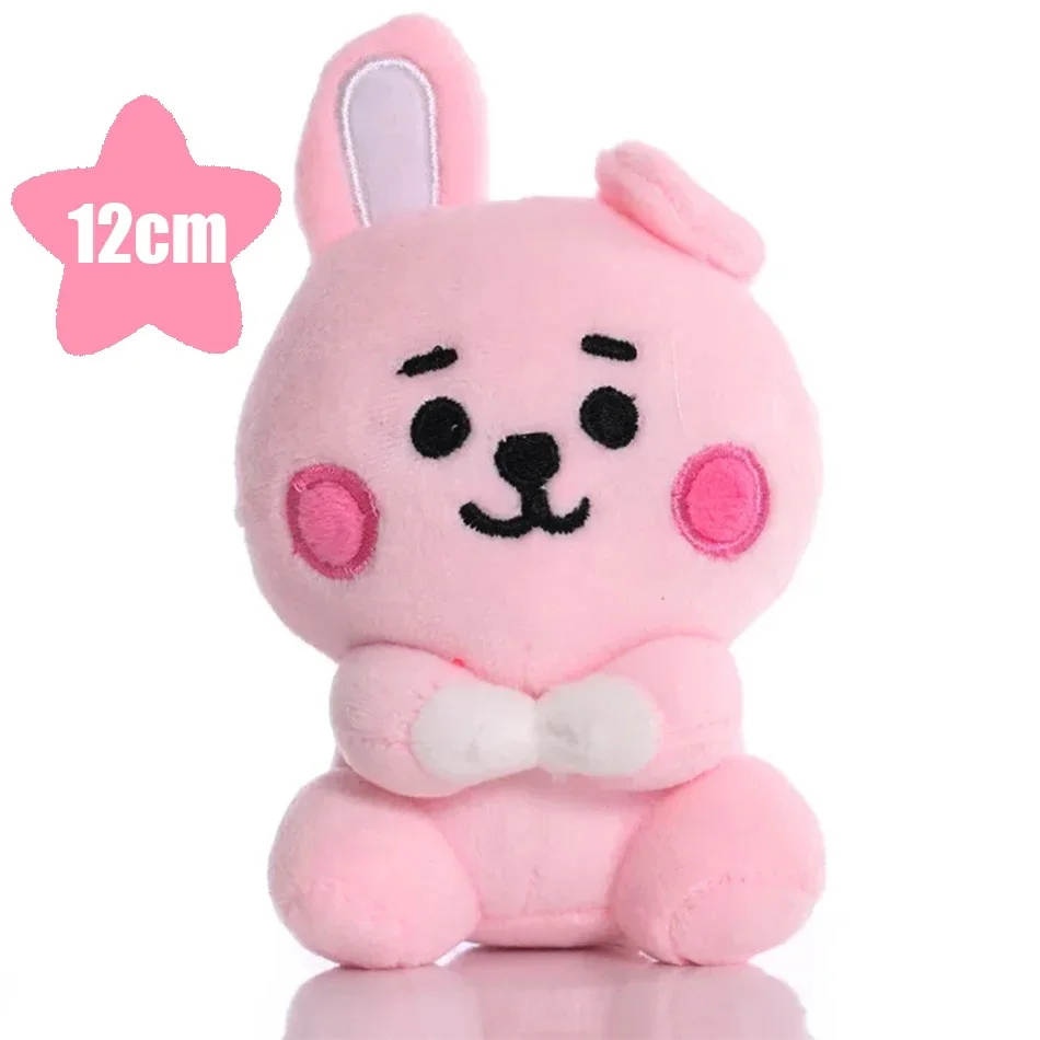 BT21-Chimmy Cooky Koya Shooky Tata Anime Peripheral,Cute Cartoon Keychain Backpack Decor,Personality Doll Pendant for Fans