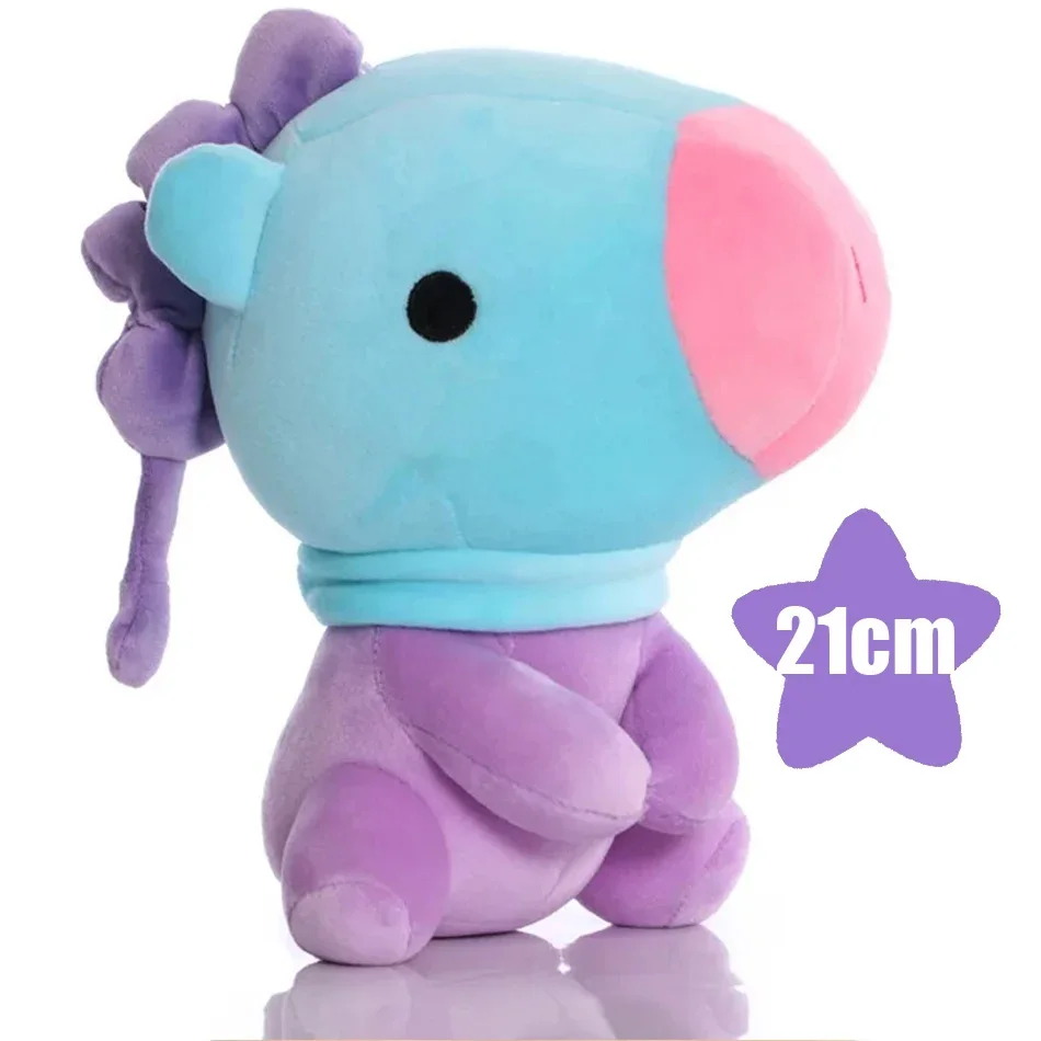 BT21-Chimmy Cooky Koya Shooky Tata Anime Peripheral,Cute Cartoon Keychain Backpack Decor,Personality Doll Pendant for Fans