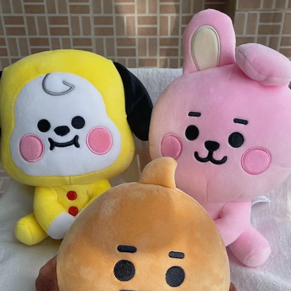 BT21-Chimmy Cooky Koya Shooky Tata Anime Peripheral,Cute Cartoon Keychain Backpack Decor,Personality Doll Pendant for Fans