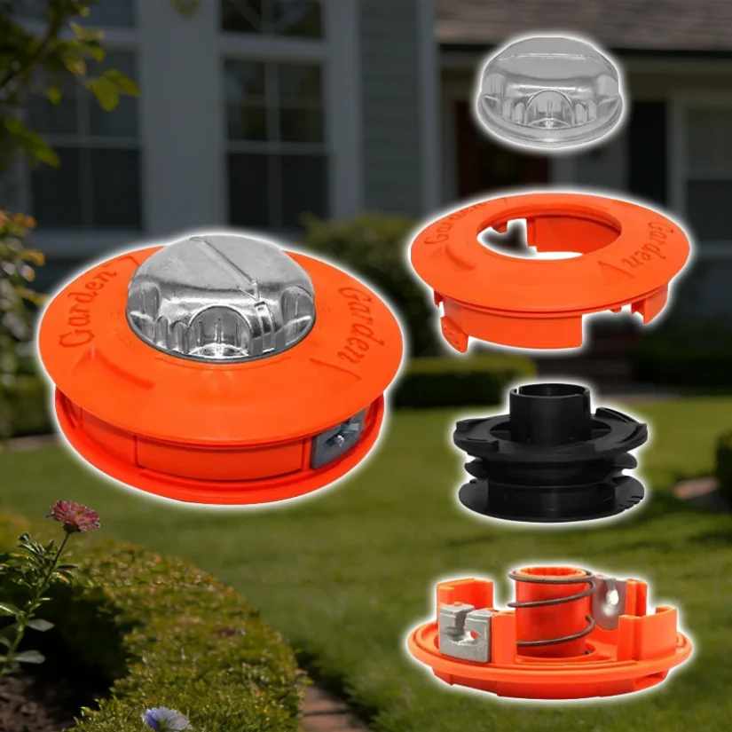 Universal Fit String Trimmer Replacement Bump Head Automatic Grass Trimmer Head for Garden Brush Cutter Edging Lawn Care
