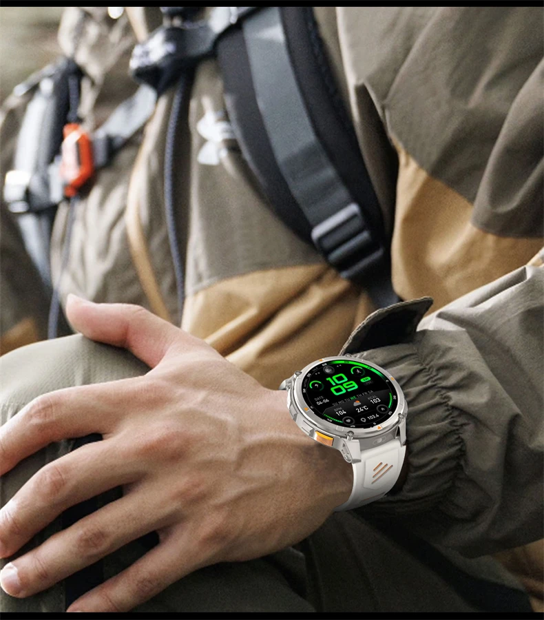 2026 New T-Rex3 Pro 1100mAh Battery Smart Watch GPS path 5ATM Waterproof Sports Run tracker Outdoors Compass Military Smartwatch