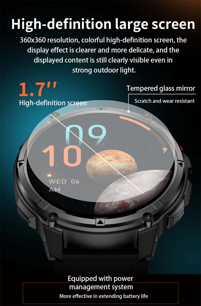 2026 New T-Rex3 Pro 1100mAh Battery Smart Watch GPS path 5ATM Waterproof Sports Run tracker Outdoors Compass Military Smartwatch