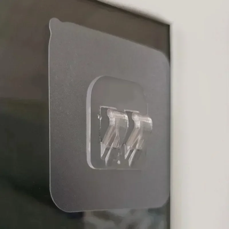 Strong Adhesive Hook Waterproof Shelf Sticker for Bathroom Kitchen Wall Shelf Rack Kitchen Sticking Wall Screw Hook Storage Rack