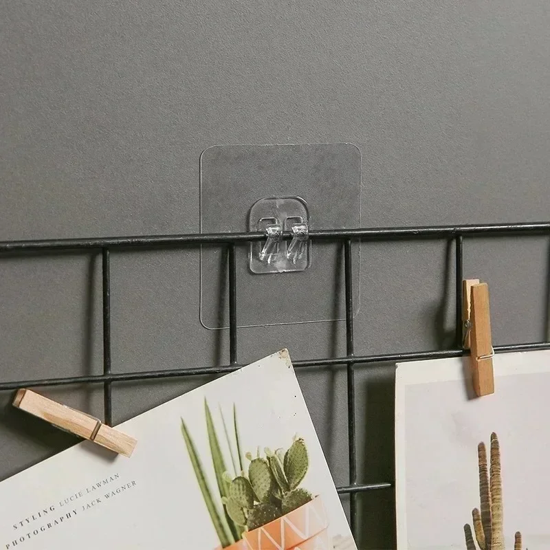 Strong Adhesive Hook Waterproof Shelf Sticker for Bathroom Kitchen Wall Shelf Rack Kitchen Sticking Wall Screw Hook Storage Rack