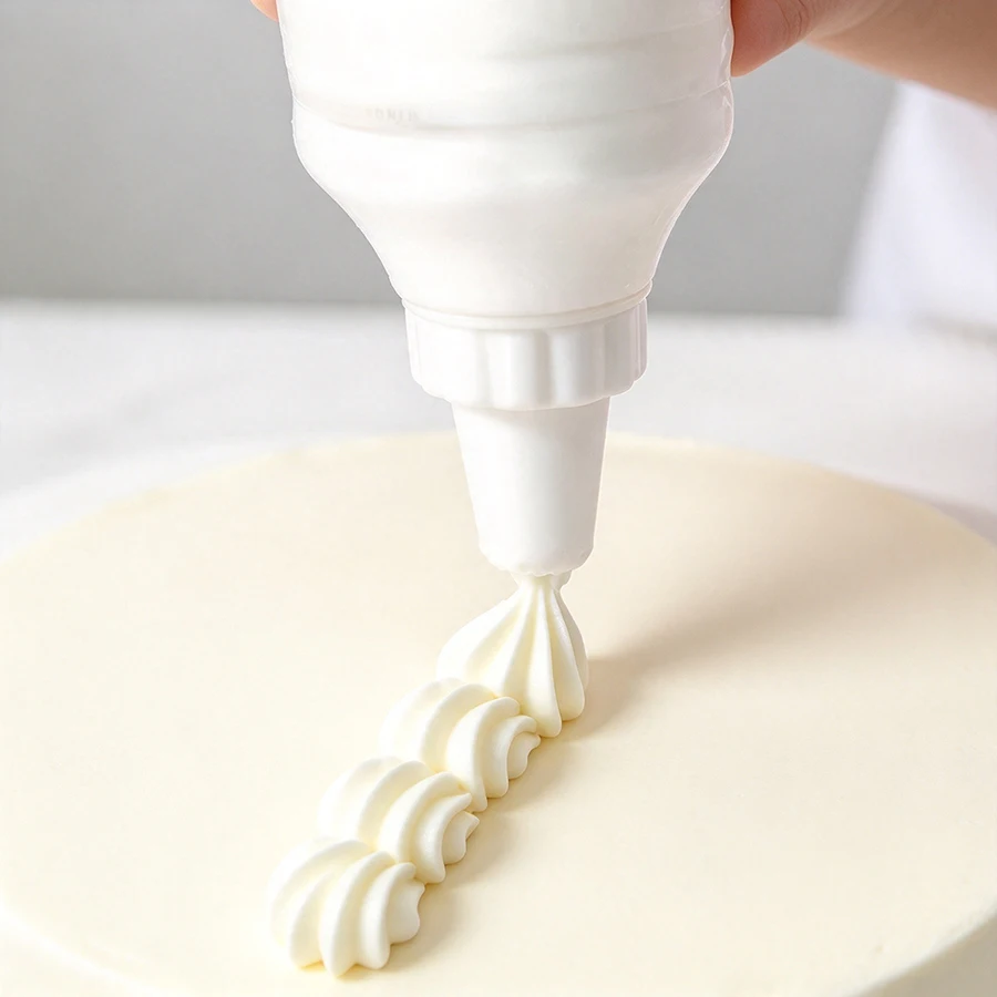 Delicate Cake Decorating Icing Piping Cream Syringe Tips 8 Nozzles Set Tool for Kitchen Baking Use
