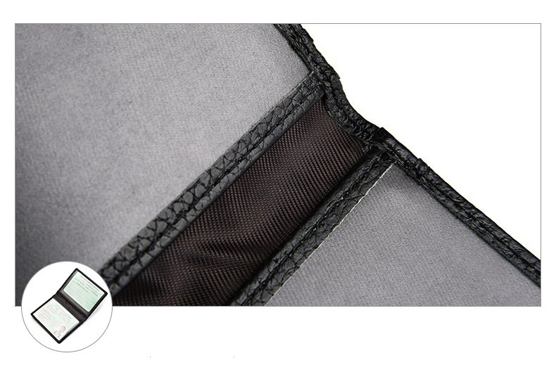 YUECIMIE Super Slim Soft Wallet Genuine Leather Mini Credit Card Holder Wallets Purse Thin Small Card Holders Men Wallet