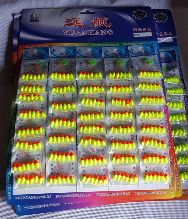 120pcs (20packs) Seven-star Float Carp Fishing Float Fishing Buoys Large Medium Small Size Freshwater fishing Corks B558