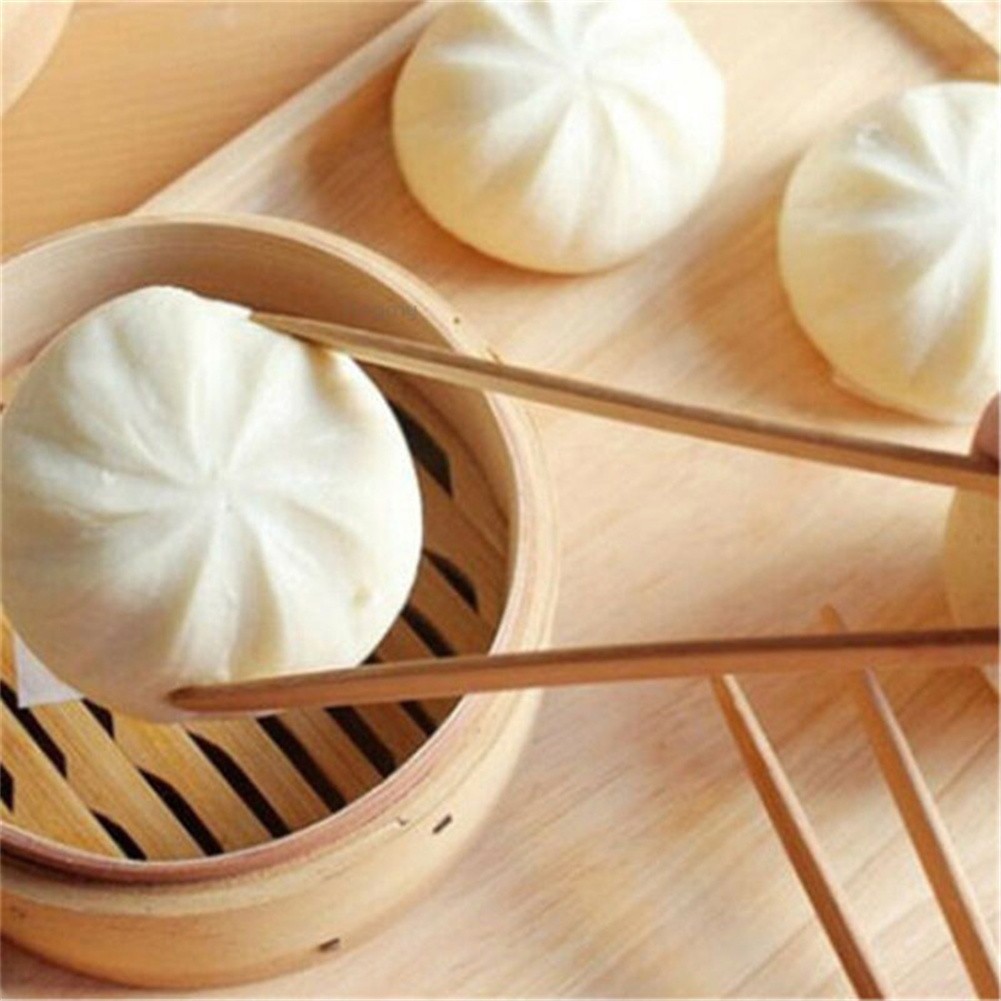 Hot Sale 2Pcs Wooden Tea Clip Bamboo Kitchen Salad Food Toast Tong Tweezer Bacon Sugar Ice Tea Utensil Teaware Accessories