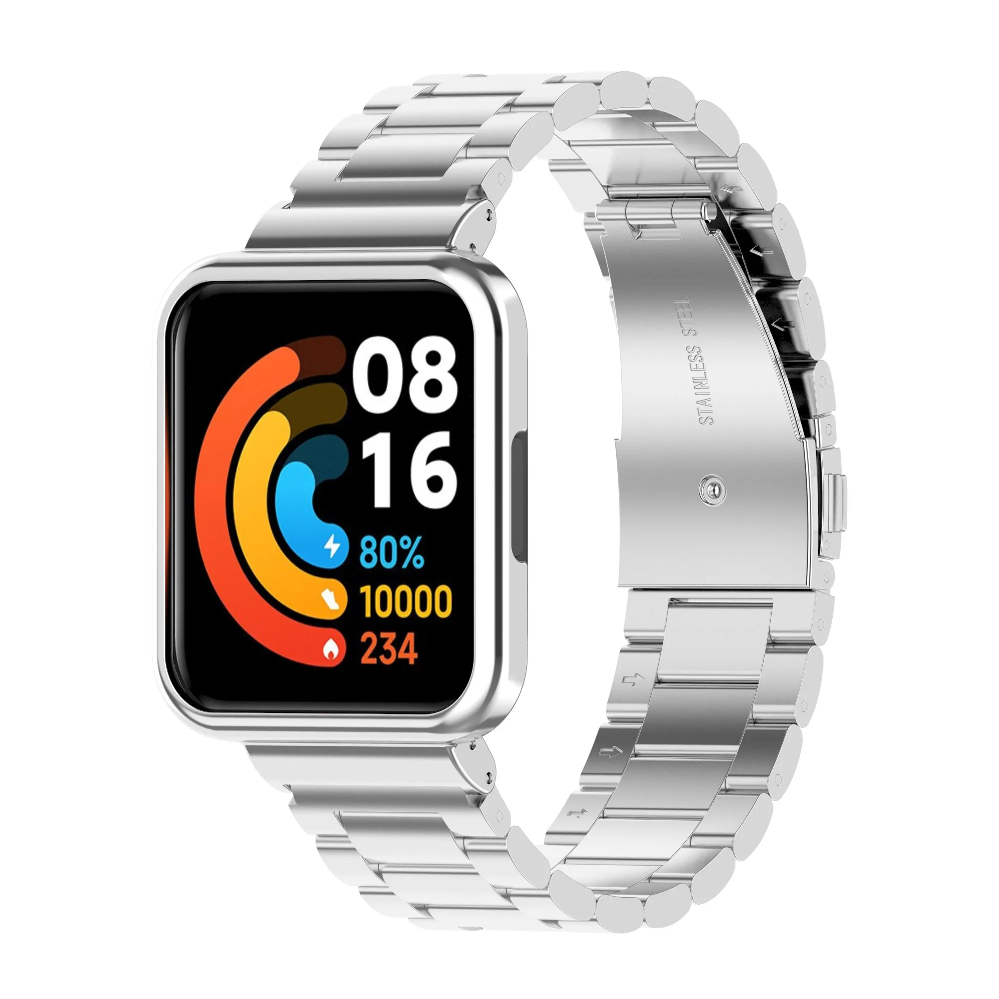 Strap+Case Protector for Redmi Watch 2 Lite Metal Bracelet for Xiaomi Watch Lite Strap for Redmi Watch 3 Active Band Cover