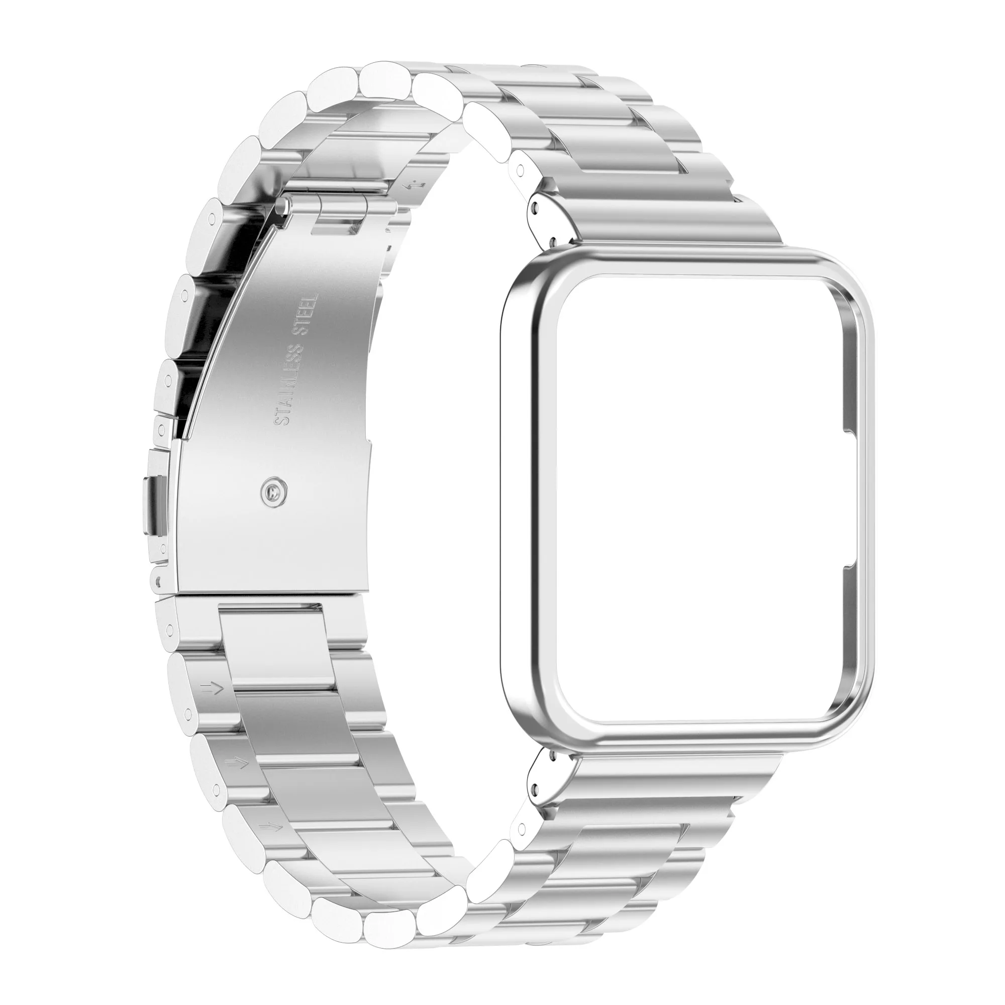 Strap+Case Protector for Redmi Watch 2 Lite Metal Bracelet for Xiaomi Watch Lite Strap for Redmi Watch 3 Active Band Cover