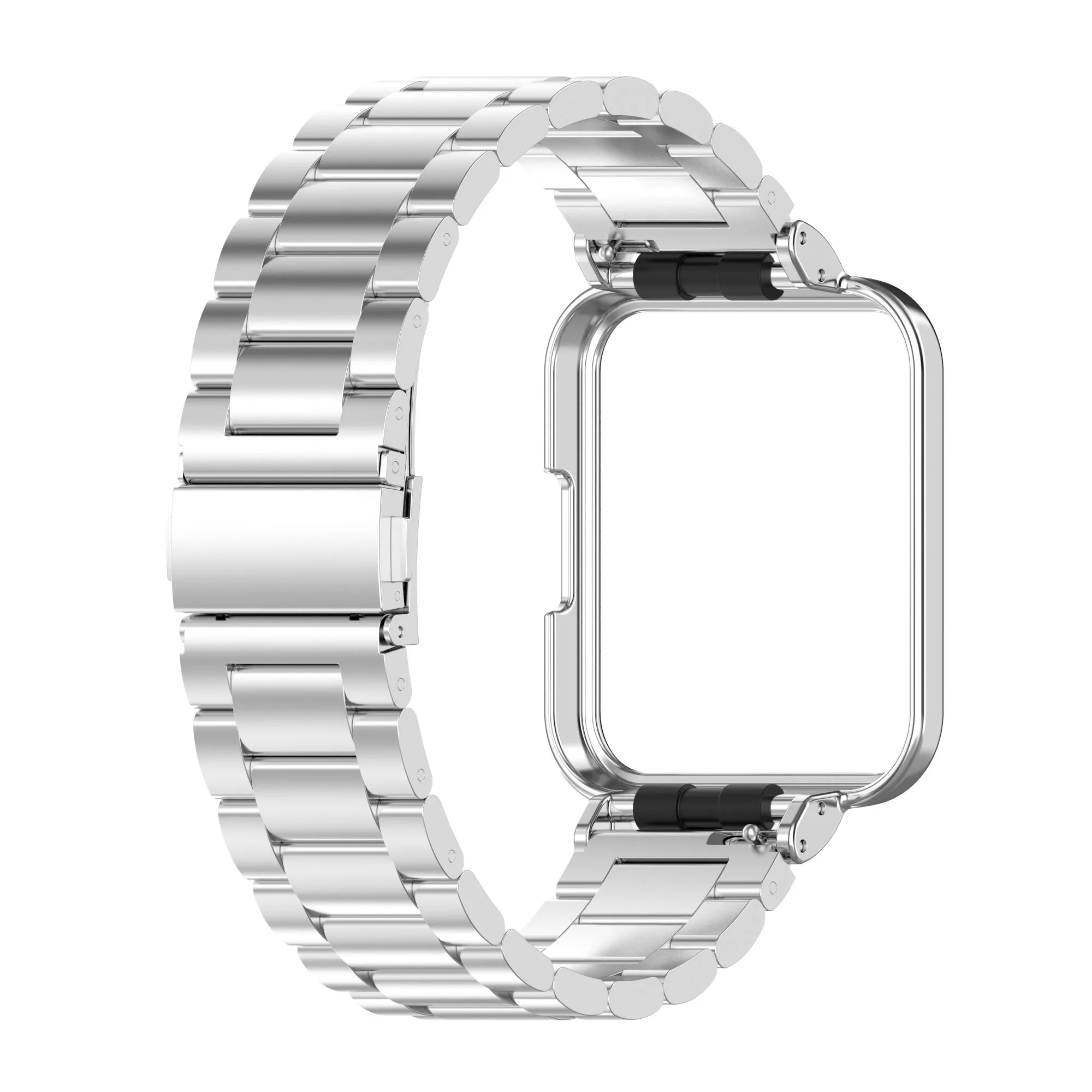 Strap+Case Protector for Redmi Watch 2 Lite Metal Bracelet for Xiaomi Watch Lite Strap for Redmi Watch 3 Active Band Cover