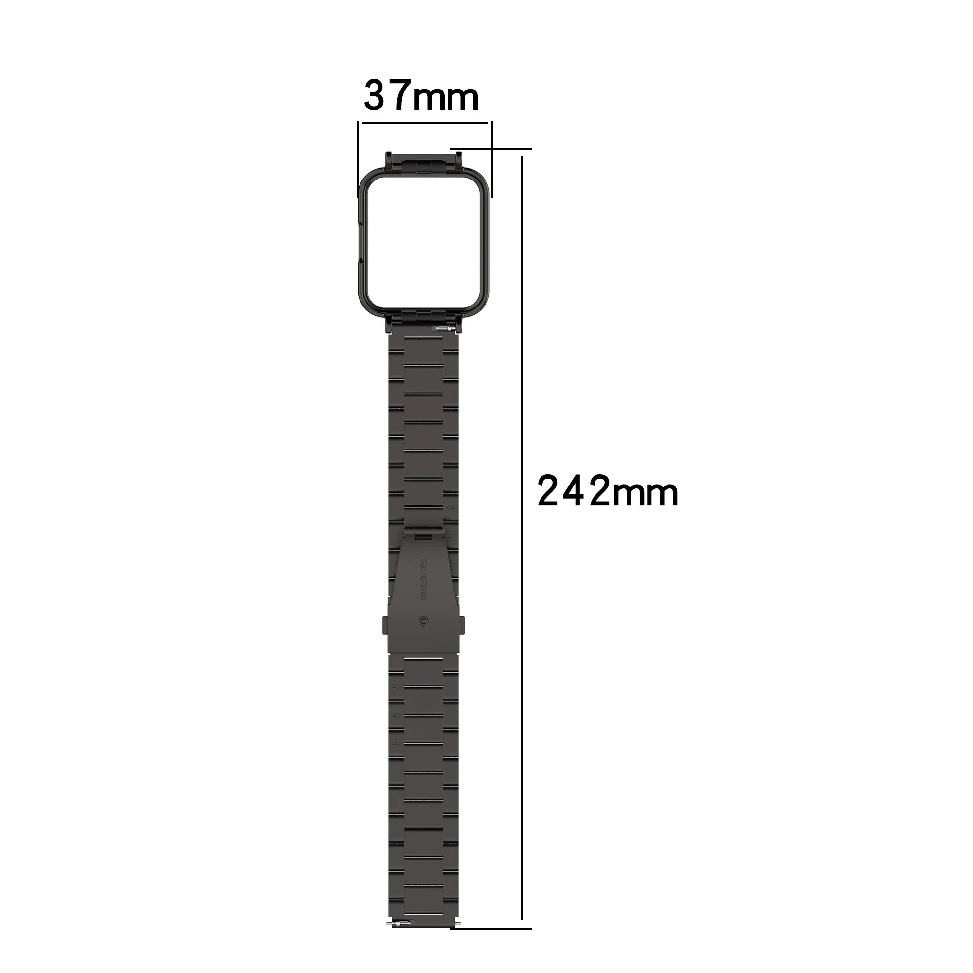 Strap+Case Protector for Redmi Watch 2 Lite Metal Bracelet for Xiaomi Watch Lite Strap for Redmi Watch 3 Active Band Cover