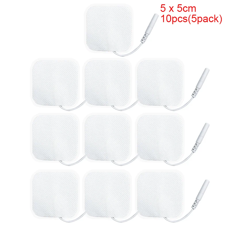 10/20pcs Muscle Stimulator Electrode Pads Gel Non-woven Fabric Self Adhesive Replacement Pads for Tens Body Massager Machine