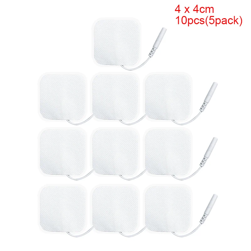 10/20pcs Muscle Stimulator Electrode Pads Gel Non-woven Fabric Self Adhesive Replacement Pads for Tens Body Massager Machine