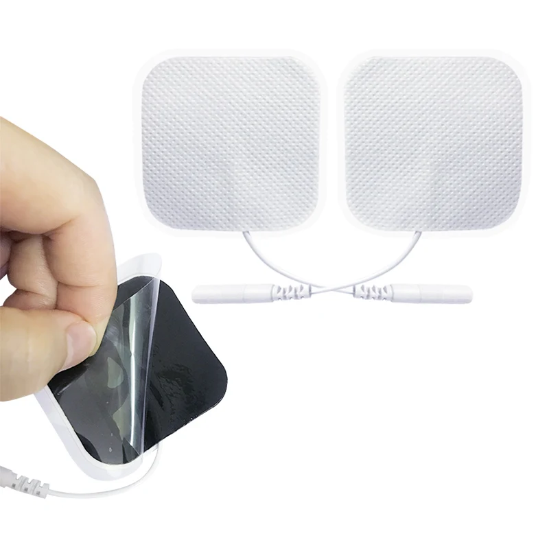 10/20pcs Muscle Stimulator Electrode Pads Gel Non-woven Fabric Self Adhesive Replacement Pads for Tens Body Massager Machine