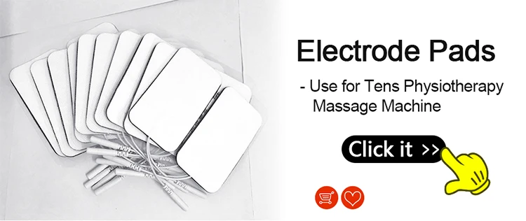 10/20pcs Muscle Stimulator Electrode Pads Gel Non-woven Fabric Self Adhesive Replacement Pads for Tens Body Massager Machine