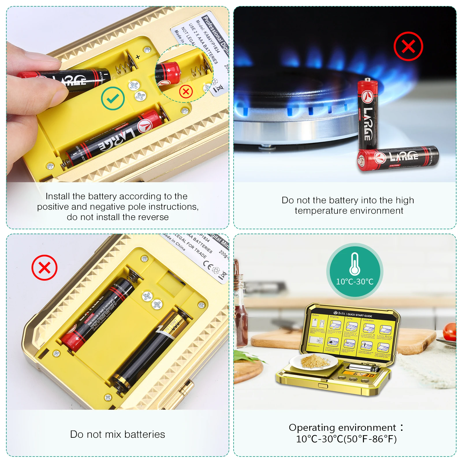 Digital Jewelry Scale 200g 0.01g Pocket Scales with 50g Calibration Weight Electronic Smart Scale for Professional Weighing