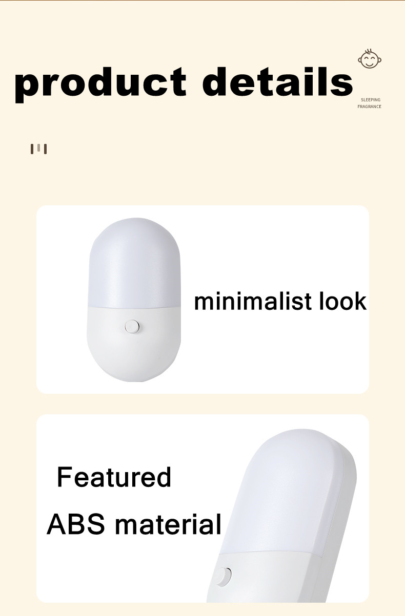 Bedside Lamp Night Light EU US Plug LED Night Light AC220V Bedroom Lamp Gift for Children Cute Night Lamp for Corridor WC