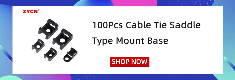10pcs Cable Organizer Clips Adjustable Ties Mounts Self-Adhesive Wire Clamp Holder Cord Management For Car PC TV Charging Winder