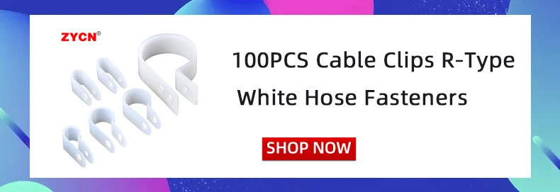 10pcs Cable Organizer Clips Adjustable Ties Mounts Self-Adhesive Wire Clamp Holder Cord Management For Car PC TV Charging Winder