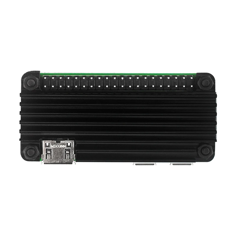 Raspberry Pi Zero 2 W Aluminum Case for Raspberry Pi Zero 2W CNC Metal Shell Passive Cooling Heat Sink GPIO Header