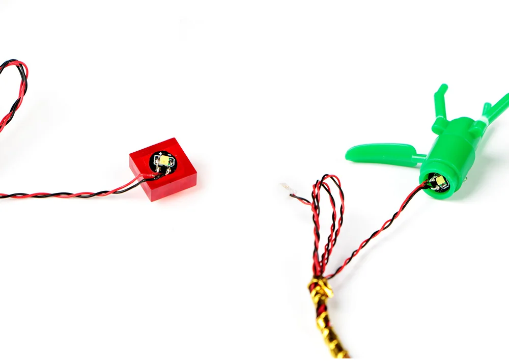 10PCS 0.8mm Pin RGB LED For LEGO Building Blocks USB Lamp DIY Street Light City Electric Decorate 1X1 Brick Compatible All Brand