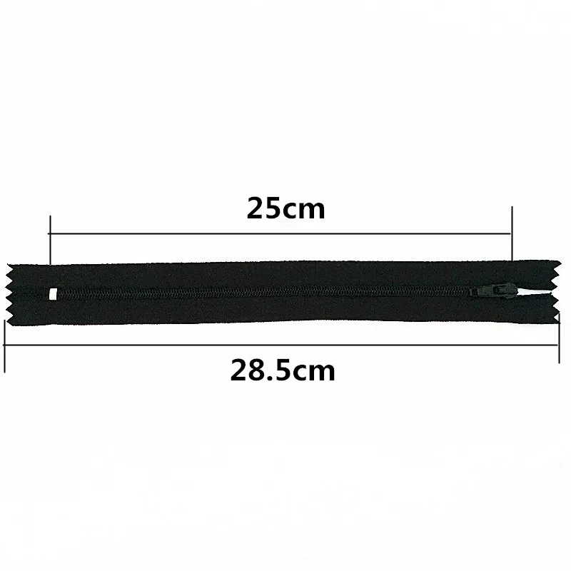 10pcs Nylon Coil Zipper 4"-24" (10 cm-60 cm) for Tailor Crafts, Sewing Clothes Zipper (20 Colors) Sewing Accessories
