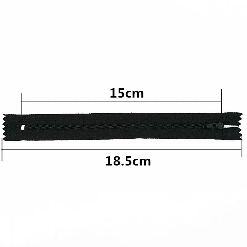 10pcs Nylon Coil Zipper 4"-24" (10 cm-60 cm) for Tailor Crafts, Sewing Clothes Zipper (20 Colors) Sewing Accessories