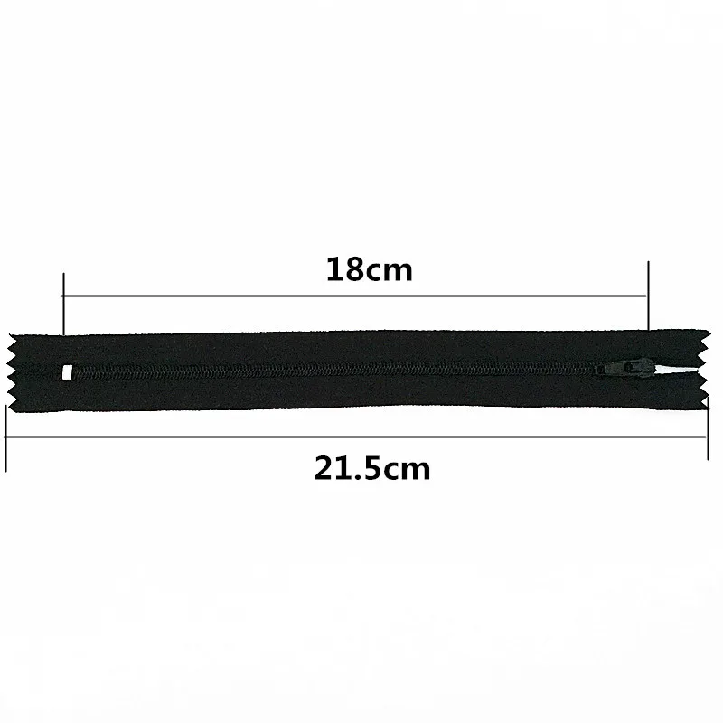 10pcs Nylon Coil Zipper 4"-24" (10 cm-60 cm) for Tailor Crafts, Sewing Clothes Zipper (20 Colors) Sewing Accessories