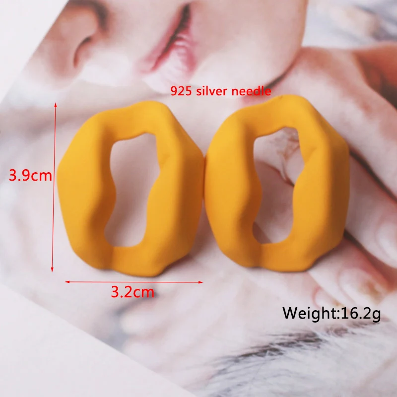 Yellow Color Hanging Earrings for Women Flower Dangle Earrings Korean Fashion Women's Earrings Party Gift Pendientes Mujer