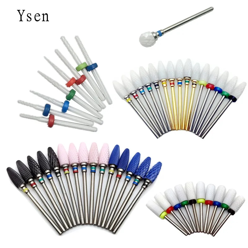 1 Piece Ceramic Nail Art Drill Rotary Cutter Cleaning Device for Nail Art Machine Accessories Removal Nail Gel Tool