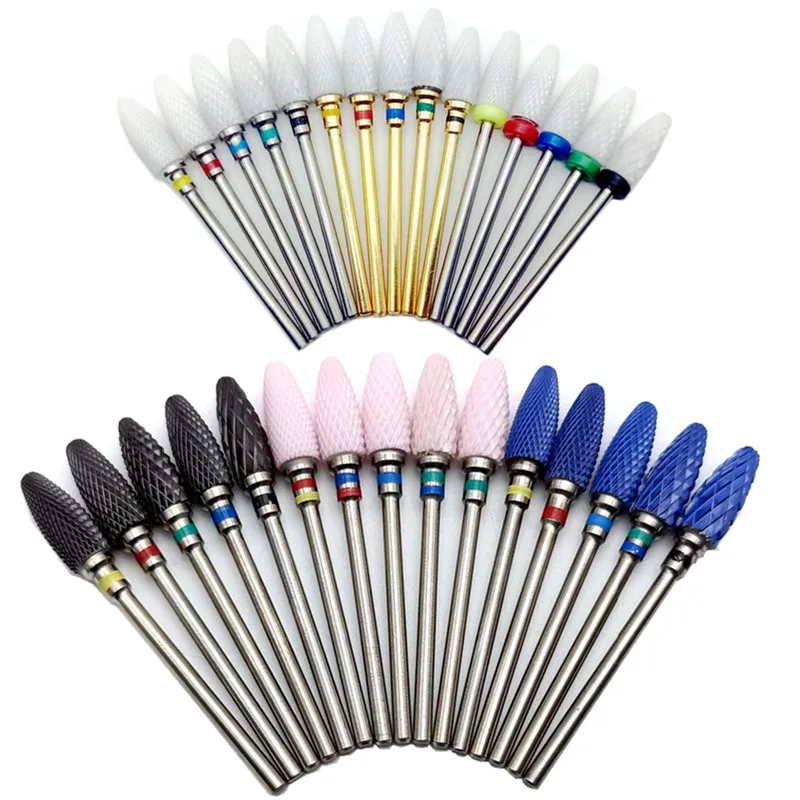 1 Piece Ceramic Nail Art Drill Rotary Cutter Cleaning Device for Nail Art Machine Accessories Removal Nail Gel Tool