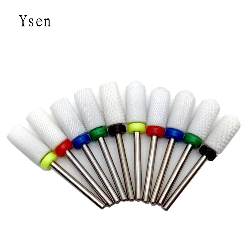 1 Piece Ceramic Nail Art Drill Rotary Cutter Cleaning Device for Nail Art Machine Accessories Removal Nail Gel Tool