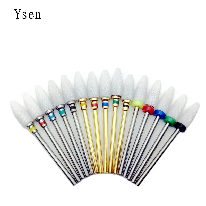 1 Piece Ceramic Nail Art Drill Rotary Cutter Cleaning Device for Nail Art Machine Accessories Removal Nail Gel Tool