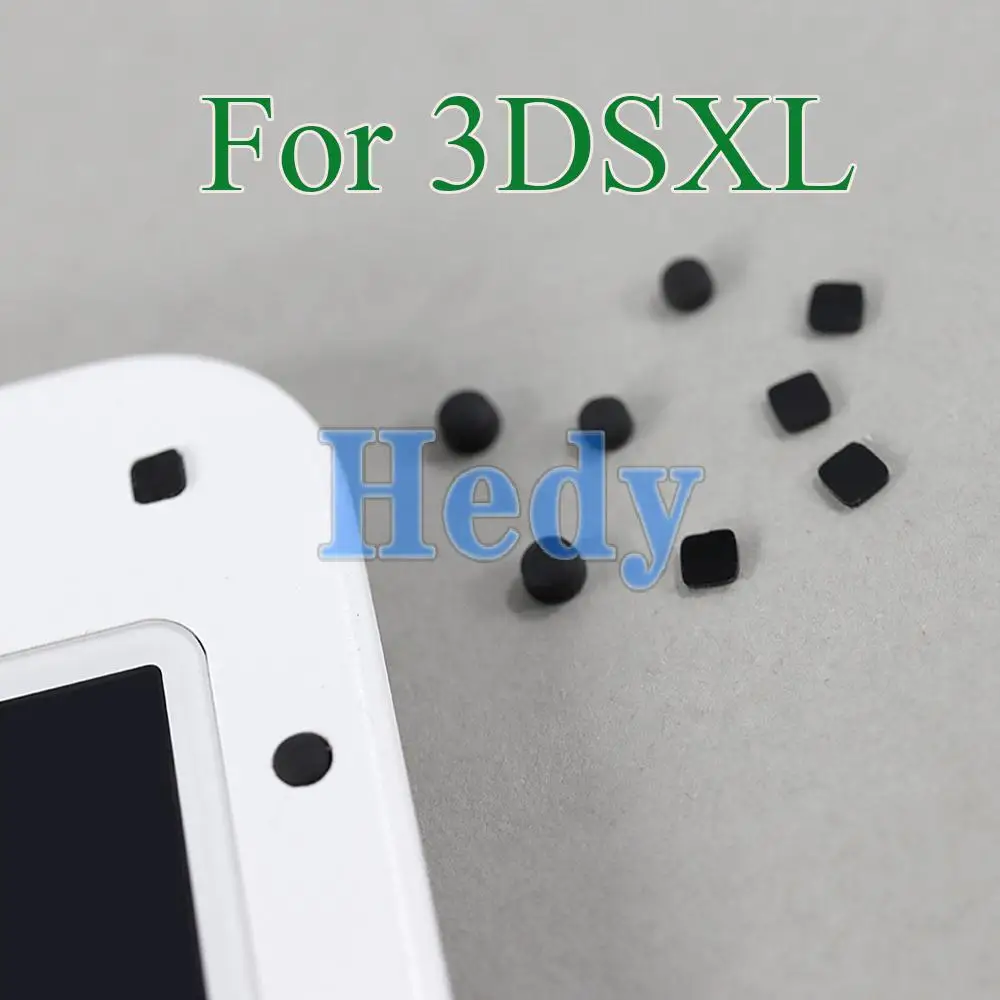 2sets New Upper and Lowe Screw Rubber Feet Cover For 3DSLL/3DS XL Screw Dust Plug Cover Rubber Plug