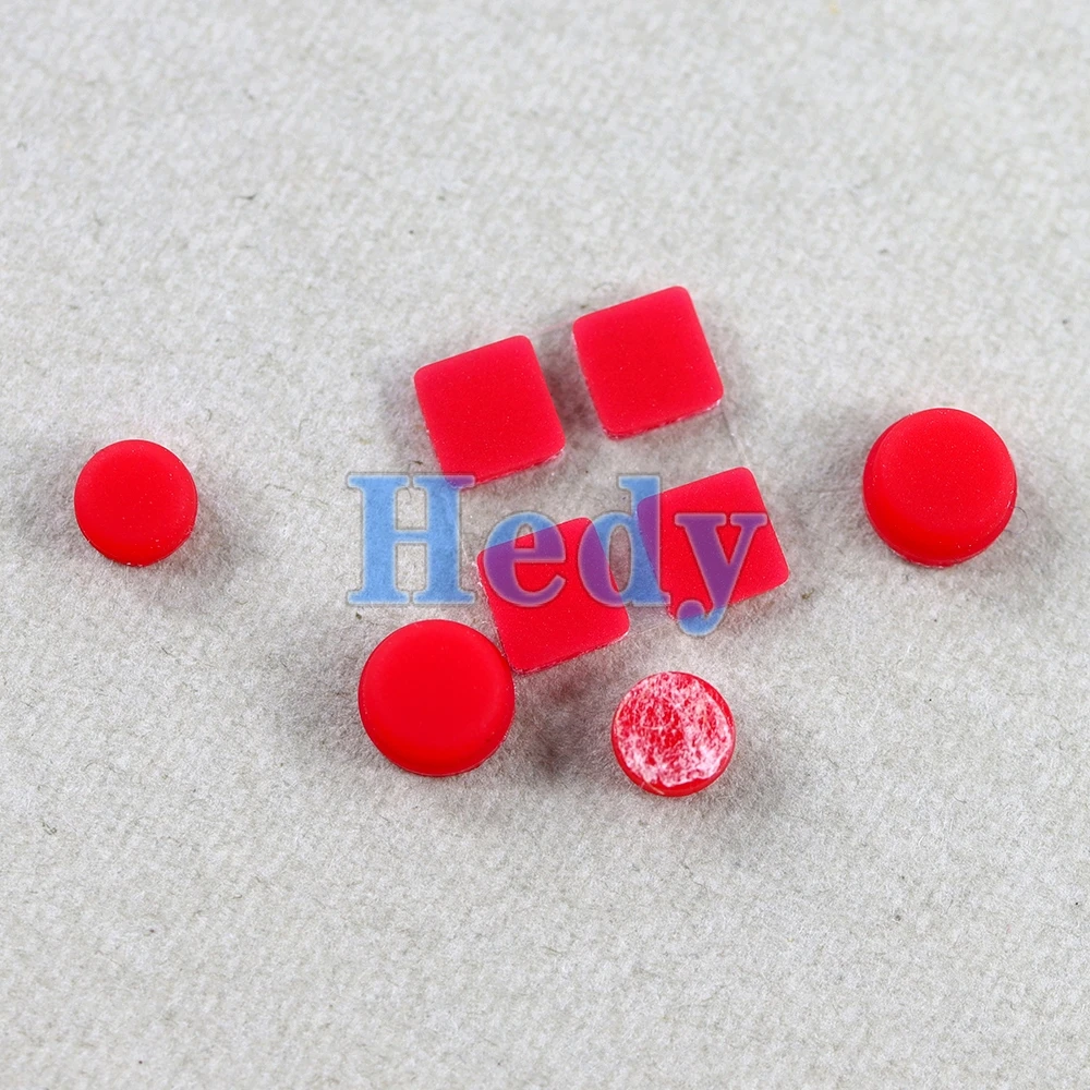 2sets New Upper and Lowe Screw Rubber Feet Cover For 3DSLL/3DS XL Screw Dust Plug Cover Rubber Plug