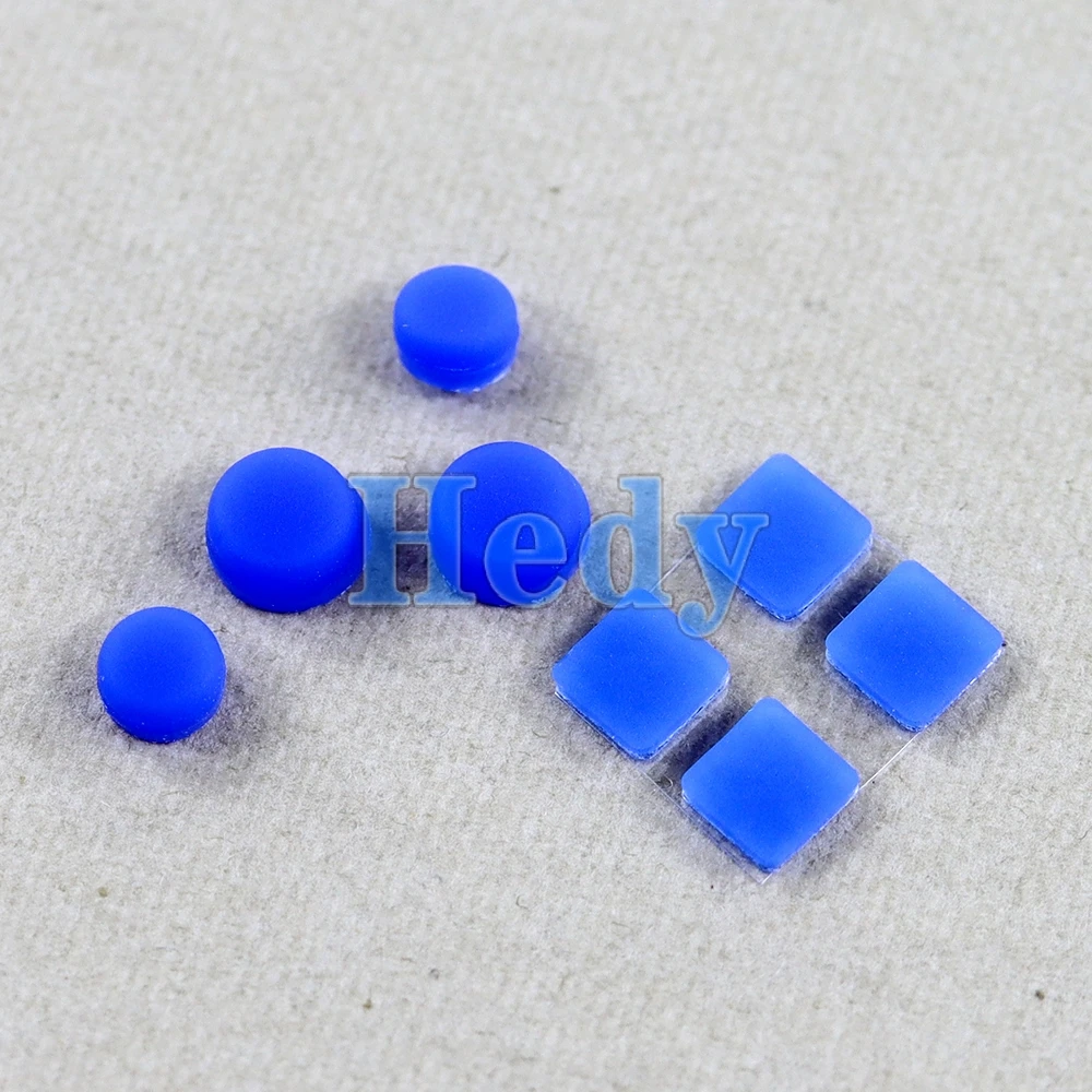 2sets New Upper and Lowe Screw Rubber Feet Cover For 3DSLL/3DS XL Screw Dust Plug Cover Rubber Plug