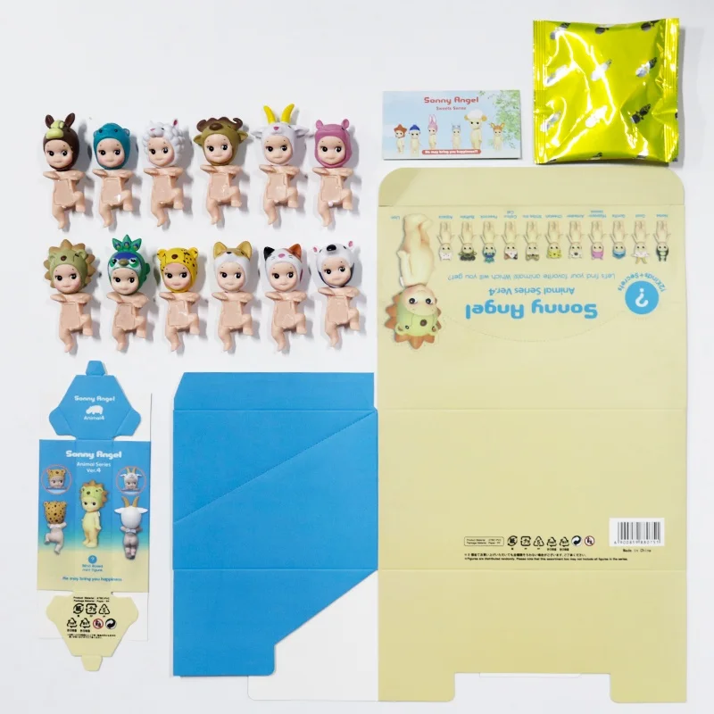 Mini Sonny figure Animal Series New Animal Marine Dream Fruit Sweets Vegetable Series 1PCS 4PCS 6PCS Blind Box Mystery Box