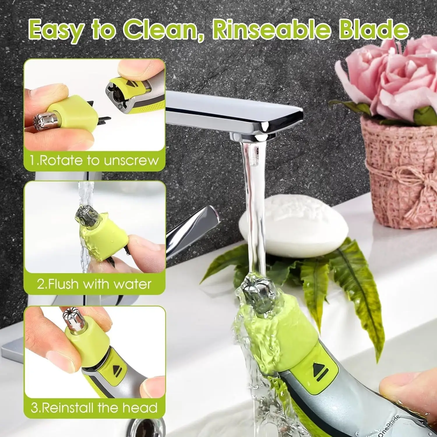High Quality Shaver Replacement Blades Compatible with One Blade QP2520 QP2630 QP2724 QP2834 QP2515 QP6510 Electric Shaver