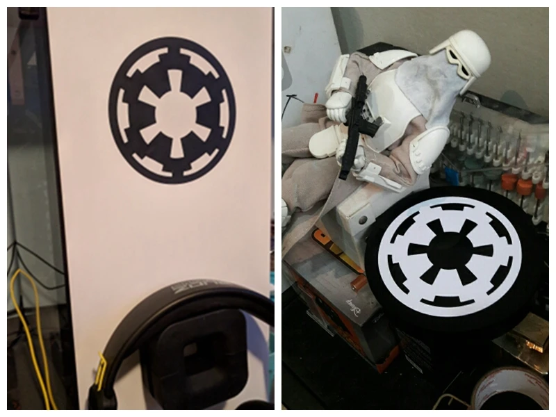 Variety of Sci-Fi Vinyl Wall Sticker, Cool Imperial Rebel Alliance ORDER Logo Vinyl Decal Stickers For Laptop Car Decoration