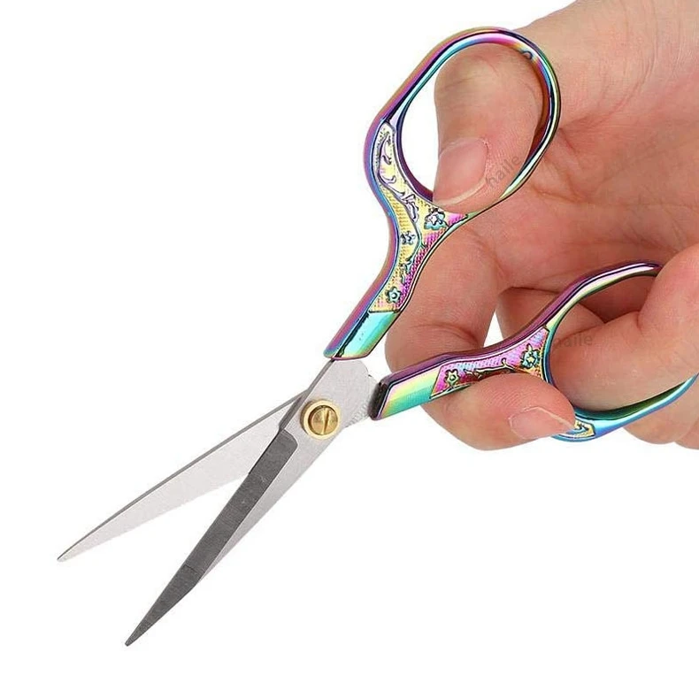 1/3Pcs Stainless Steel Vintage Scissors Sewing Fabric Cutter Embroidery Tailor Thread Scissor Tools for Sewing Shears Small
