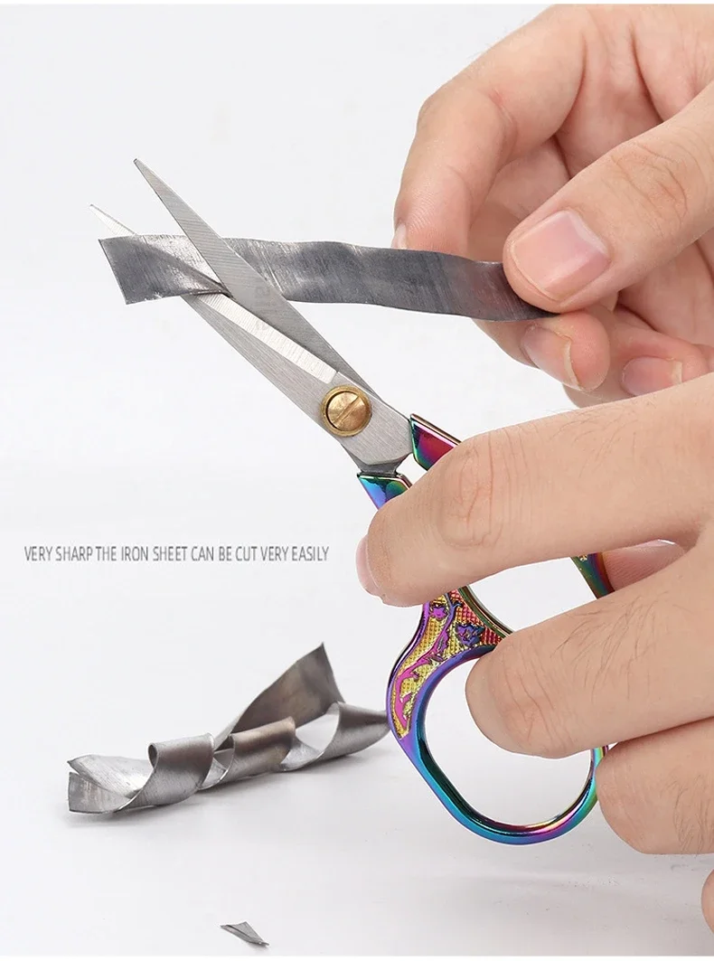 1/3Pcs Stainless Steel Vintage Scissors Sewing Fabric Cutter Embroidery Tailor Thread Scissor Tools for Sewing Shears Small