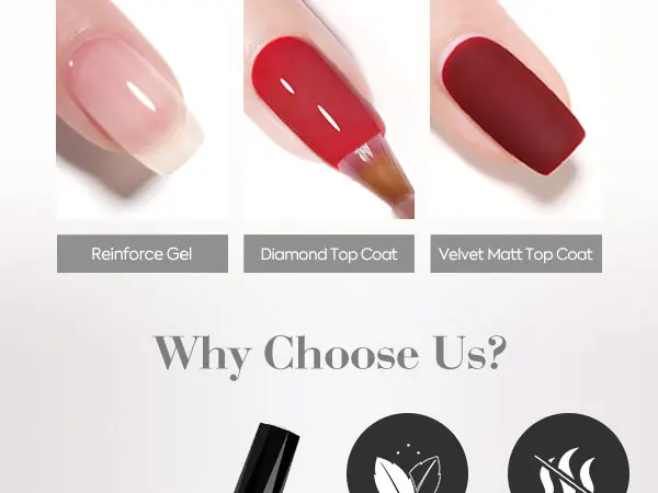 CANNI HEMA/TPO FREE 9ML Primer Base Coat Topcoat and Color Gel Polish Base Soak Off UV LED Fast Dry Nail Liquid Manicure Gel DIY