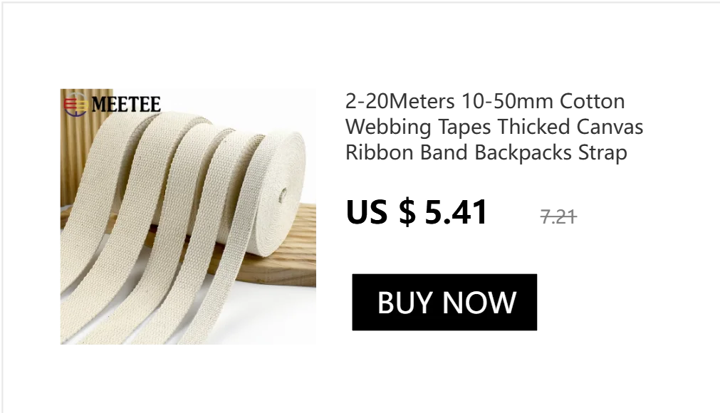 5M 20/25/32/38/50mm 2mm Thick Webbing Polyester Cotton Canvas Webbings Ribbon for Backpack Strap Belt Tape Garment Woven Band
